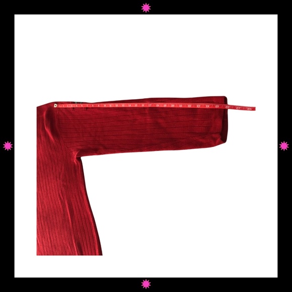 MEN'S RED SWEATER BY ABERCROMBIE & FITCH LARGE - Picture 9 of 9